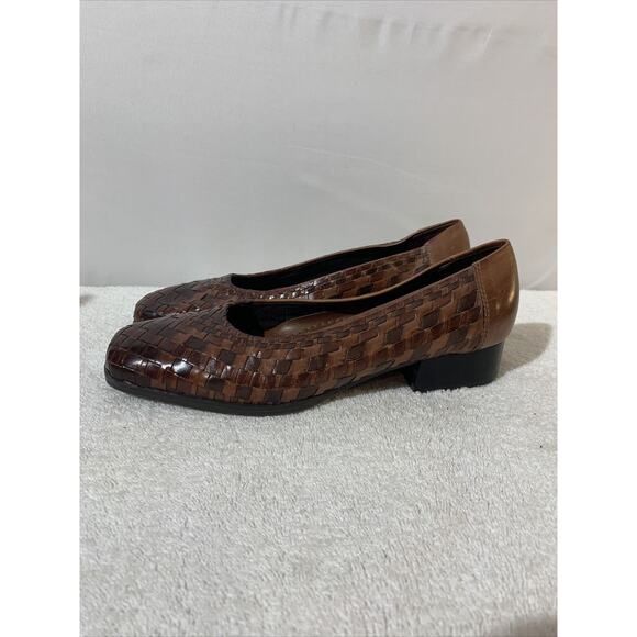 Trotters Aspen Woven Leather Flats Loafers Womens Size 7 - Picture 1 of 7